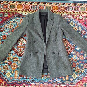 Zara woolen double breasted winter coat